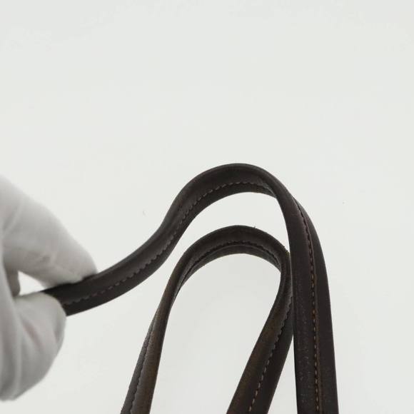 PRADA Tote Bag Nylon Green Gold Auth 98443 - Picture 8 of 16